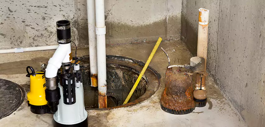 Installing Sump Pump in Finished Basement in Middleton, ID