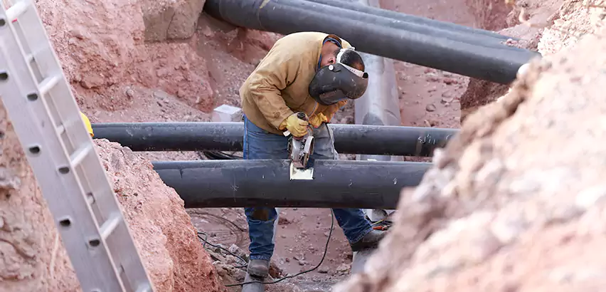 Cast Iron Sewer Pipe Replacement in Middleton